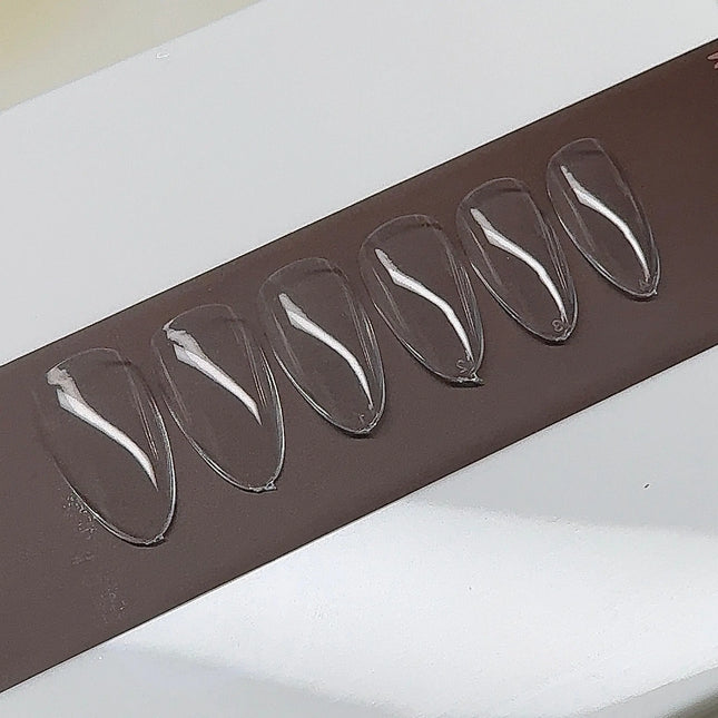 [ MEDIUM ] ALMOND | Gel Extension tips A’GALORE & CO.