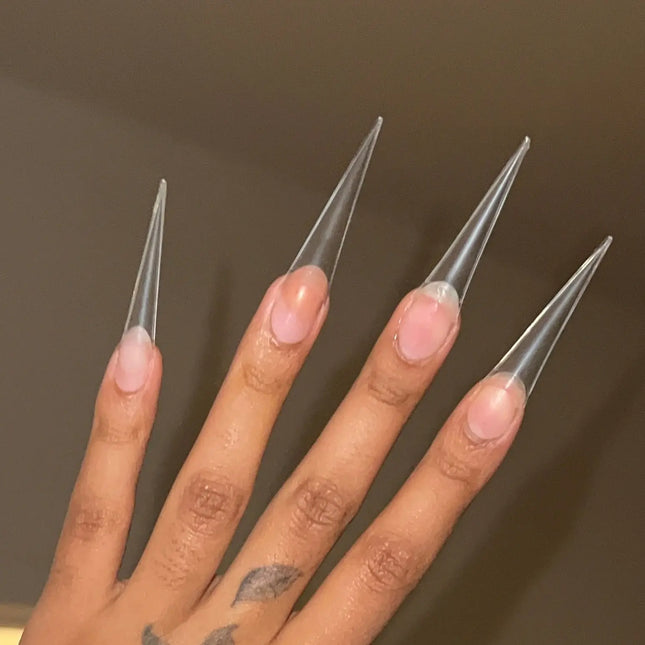 XXL SHARP STILETTO nail tips A’GALORE & CO.