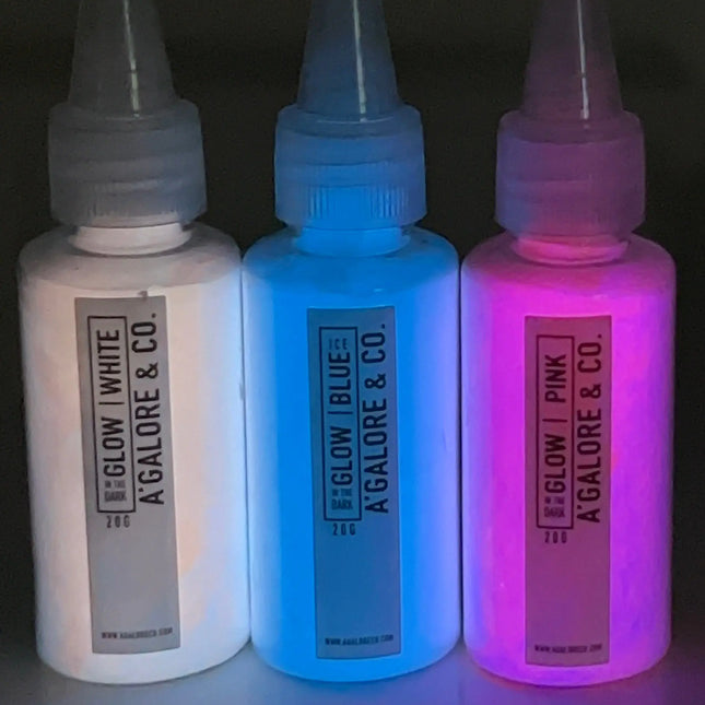 GLOW IN THE DARK pigment A’GALORE & CO.