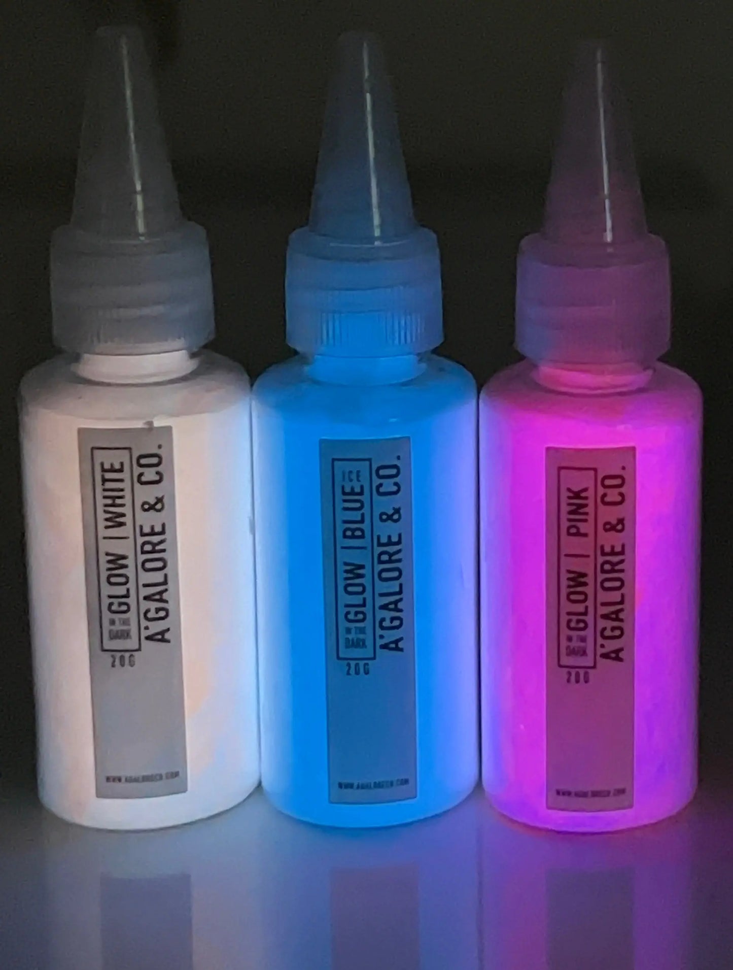 GLOW IN THE DARK pigment A’GALORE & CO.