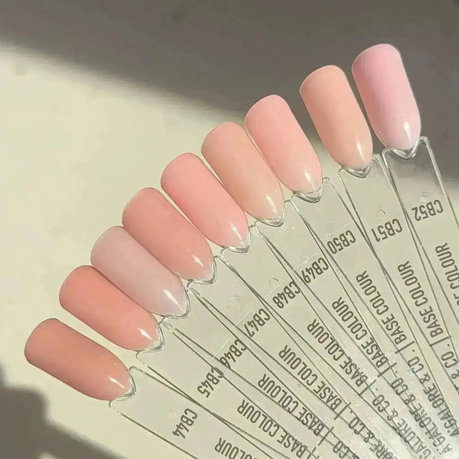 VOL II | 24 RUBBER BASE COLOUR COLLECTION w. swatch ring (CB29-52)