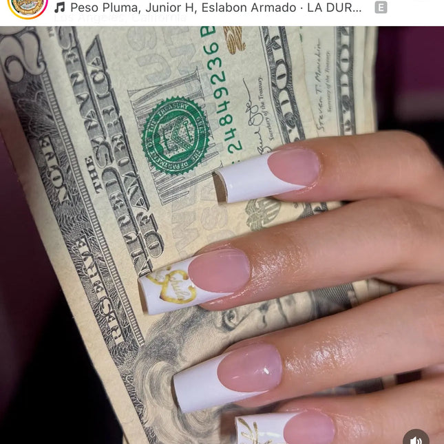 M/S FRENCHpro | tapered square gel extensions A’GALORE & CO.