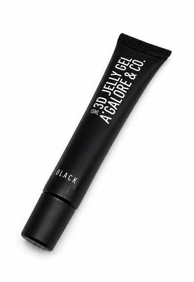 3D Jelly Gel | BLACK 15ml A’GALORE & CO.