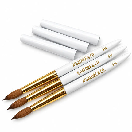 UNCRIMPED | WHITE Pure Acrylic Brush