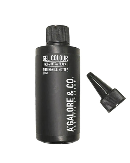 GC04 ULTRA BLACK | GEL COLOUR A’GALORE & CO.