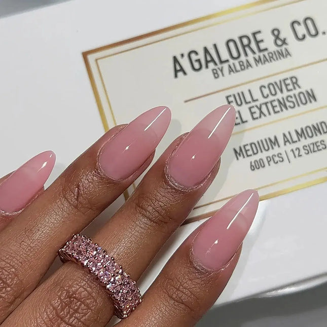 [MEDIUM] ALMOND | Gel Extension tips A’GALORE & CO.