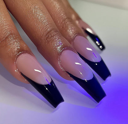 [LONG] SCULPTED COFFIN | GEL EXTENSION TIPS A’GALORE & CO.