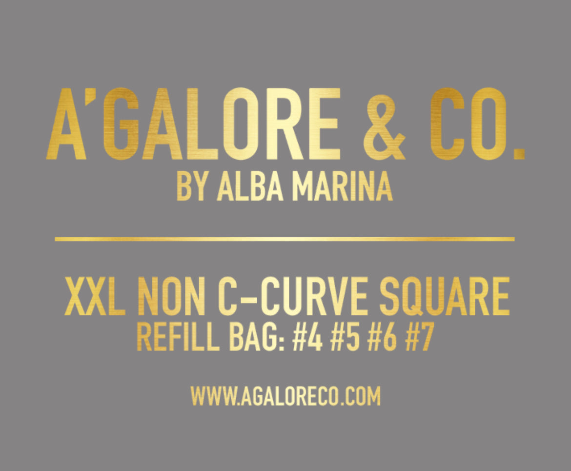 [REFILL TIPS] XXL NON-CURVE SQUARE A’GALORE & CO.