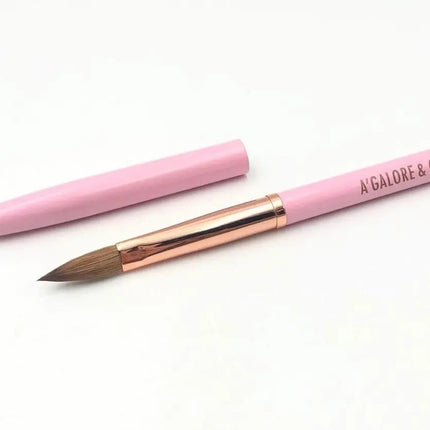 BUBBLE GUM PINK | PURE KOLINSKY ACRYLIC BRUSH A’GALORE & CO.